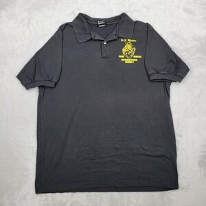United States Marines Corps Shirt Mens Large Polo Military Recruit Service‎ USA